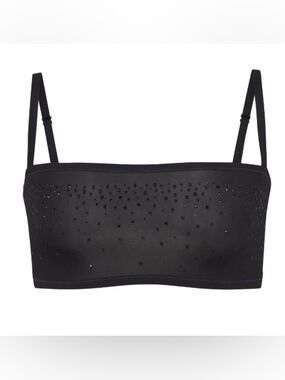 SKIMS Sheer Jelly Bralette with Rhinestones